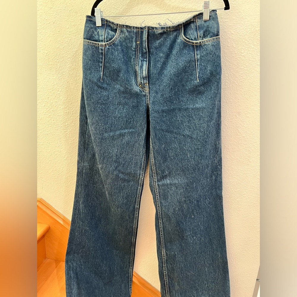 Givenchy wide-leg jeans, size 12